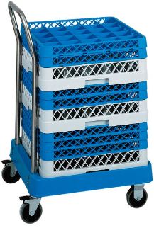 Rack dishwasher cart and baskets for dishwashers machines