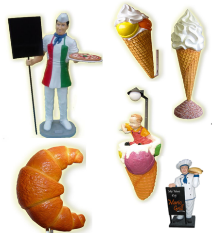 Marionnettes et figures en trois dimensions pour les lieux 