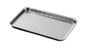 VSS1 Rectangular tray in stainless steel 265x195x20mm