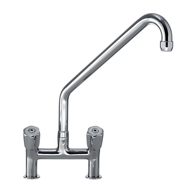 KL1320 PROFESSIONAL robinet double trou pour évier, manettes et