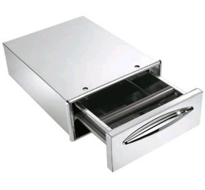 ICCBP40 Coffee drawer in stainless steel drawer depth 45.6 cm