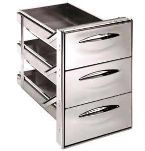 ICCS13 40GS Stainless steel drawer 1/3 simple Rounded corners Drawer depth 43.1 cm