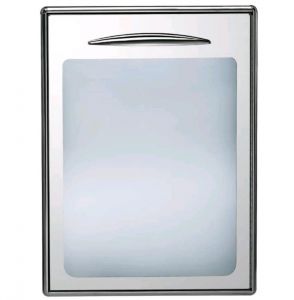 ICSPV60-SX Single glass door opening to the left interchangeable magnetic gasket