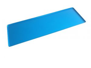 VSS62-B Rectangular tray 600x200x10mm color Blue