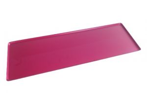 VSS62-R Rectangular tray 600x200x10mm Red color