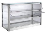 VKB83N Neutral countertop display cabinet 3 TOPS in stainless steel sheet