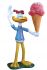 SG007 Figura publicitaria Galgiato 3D para heladería, altura 230 cm