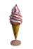 SG028 Gelato Soft cono pubblicitario 3D per gelateria altezza 185 cm