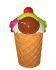 SG089 Garbage ice-cream - 3D advertising waste bin for ice-cream parlor, height 135 cm