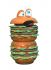 SR014 Papeles de desecho para hamburguesas - Papel de desecho de publicidad 3D para gastronomía altura 133 cm